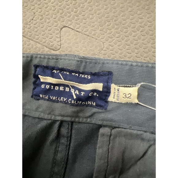 NWT Guideboat Pants Mens 32 Navy Cargo Outdoor Button Fly FS Benefits Charity - Picture 10 of 10